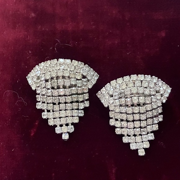 Rhinestone Crystal Vintage Shoe Clips - Picture 3 of 5